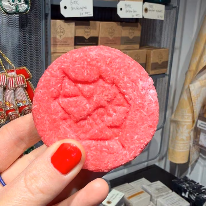 Hudpleje og shampoobar fra butikken